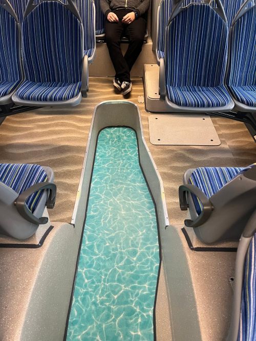 Buswerbung Strandbus